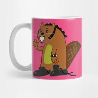 Hipster Beaver Mug